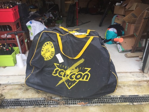 cyclehaul: Fatbike cleaned and prepped for the trip to the SSEC 2015 in Sicily next week. I had to c