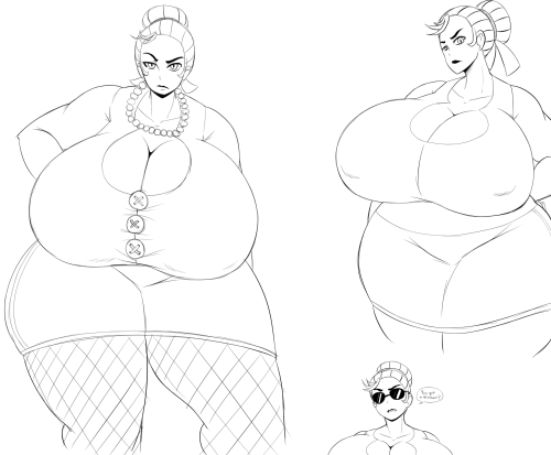 endlessillusionx:  overlordzeon:Just did a doodle of Jane for endlessillusionx.  DAT Jane THO HUUUUUNNNGGG