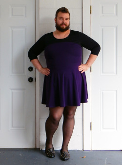hisblackdress:  Where I got it, more about it, and all that fun stuff can be found over at HisBlackDress.com! Click this to go there and check it out! Beard: Homemade | Dress: Macy’s | Shoes: Torrid Been gone from here too long. Did you miss me like