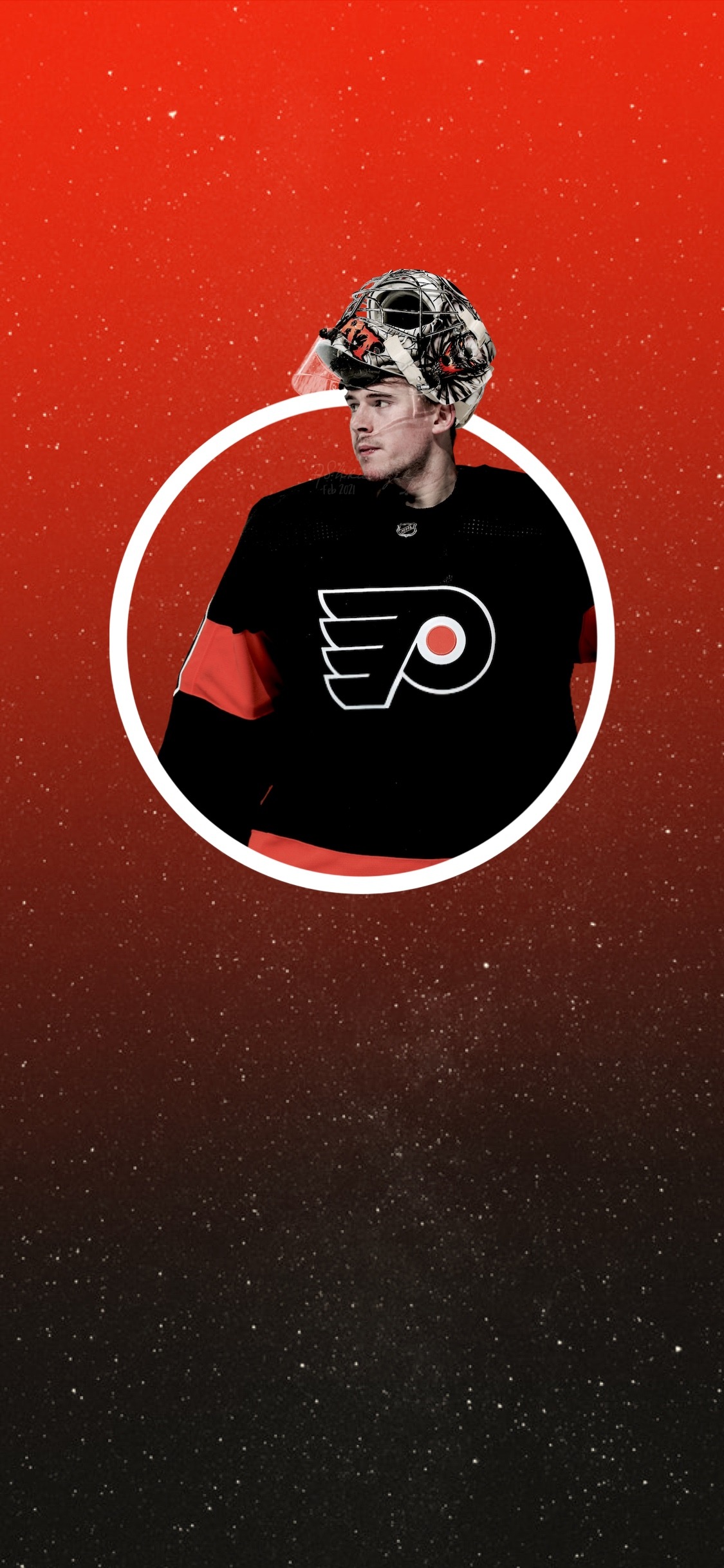 Where Hockey Meets Art — wallpapers • carter hart + glitch (various