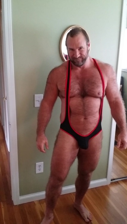Got this singlet from Tumblr friend @hirsuitedup via my Amazon wish list. Thank you! - the fit 