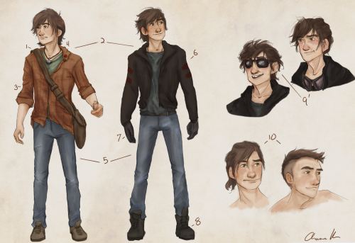 funkytoes:avannak:Modern 20-year-old Hiccup for jiidesu‘s Modern Hiccup Design Contest** + explanati