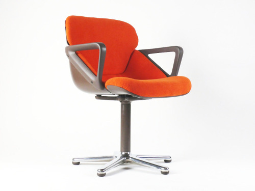 Hans “Nick” Roericht, office chair programme 190, 1976. Made for Wilkhahn, Germany