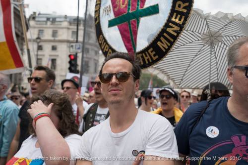 as76ie: LGSM Bloc, Pride in London 2015 | © Jun Yokoyama Jun Yokoyama, an LGSM’s ‘o