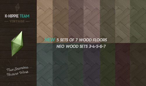 NEW RELEASE !7 WOOD FLOORS - NEOWOOD - SET 3 TO 7One day, we received a call from the Gothik’s