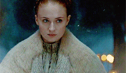 aryastarks: I’m Sansa Stark of Winterfell. This is my home, and you can’t frighten