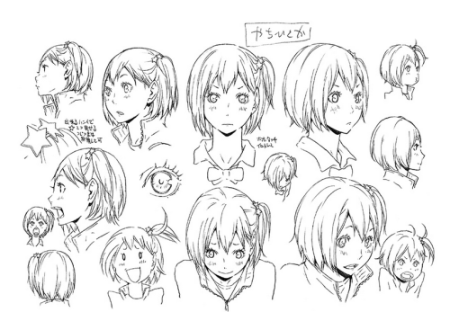 haikyuuoffical:Hitoka Yachi character design is out