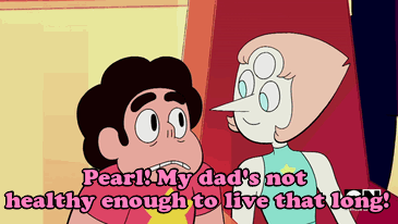 jam1220-not-art:  yunisverse: pearl… pearl you got further away…. pearl actually thinking Greg will live longer is ½ funny and ½ depressing 