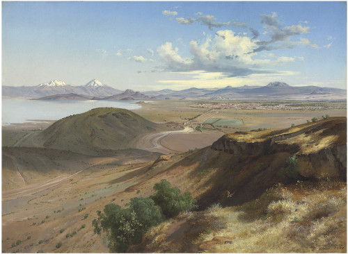 thunderstruck9:  José María Velasco (Mexican, 1840-1912), Valle de México desde el cerro de Santa Isabel [Valley of Mexico from the Hill of Saint Isabel], 1892. Oil on canvas, 57.1 x 77.7 cm.