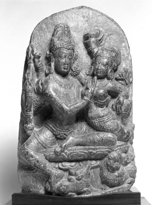 Uma-Mahesvara, ca. 9th-10th century, Brooklyn Museum: Asian ArtSize: 14 &frac12; x 9 &frac14