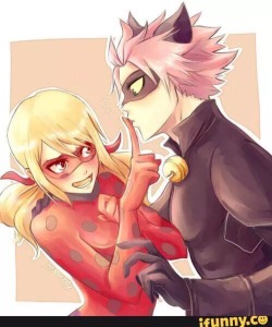 supergirl409:  Lucy and Natsu as ladybug and chat noir @nanashiart  http://ifunny.co/fun/HQIBWDuP3 