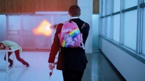 I’d Imagine That Takeshi Kovacs Wearing His Hello Unicorn Backpack Will Be A Popular Cosplay/Halloween