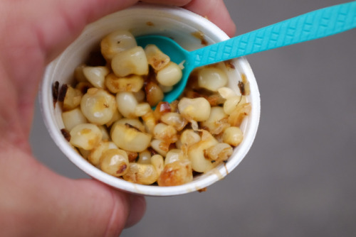 Esquites. Mexico City street food.