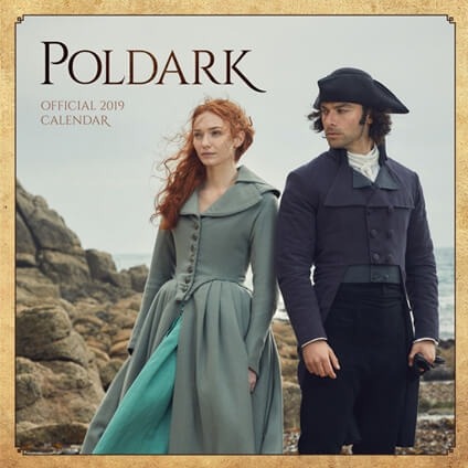 The new official Poldark Calendar 2019 from Danilo - Calendars Uk! There&rsquo;s 10% off until 1