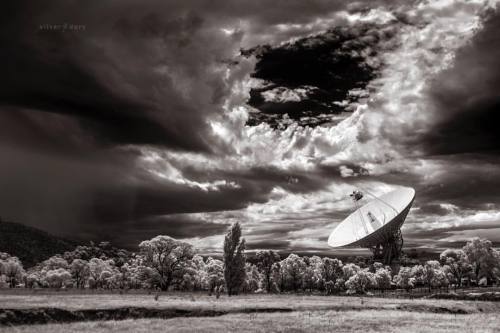 Last gap in the clouds - rain moving in off the Brindabellas this afternoon | #Canberra Deep Space C