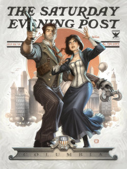 chirart:   Bioshock Infinite by AlexGarner