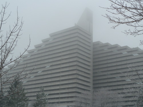 bauzeitgeist:Olympic Village, Montreal, Quebec. Photo: ©December 2010 Bauzeitgeist.  Celebrating the