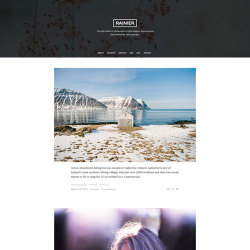 themes:  Rainier  An elegant single-channel theme with an eye for sharp typography. The perfect theme for photographers or photobloggers, it’s minimalist, highly customizable, and packed with gorgeous font and color options. Fully customize your content’s