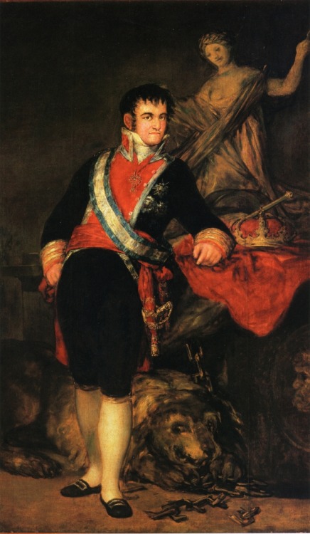 Fernando VII, 1814, Francisco José de Goya y LucientesMedium: oil,canvaswww.wikiart.o