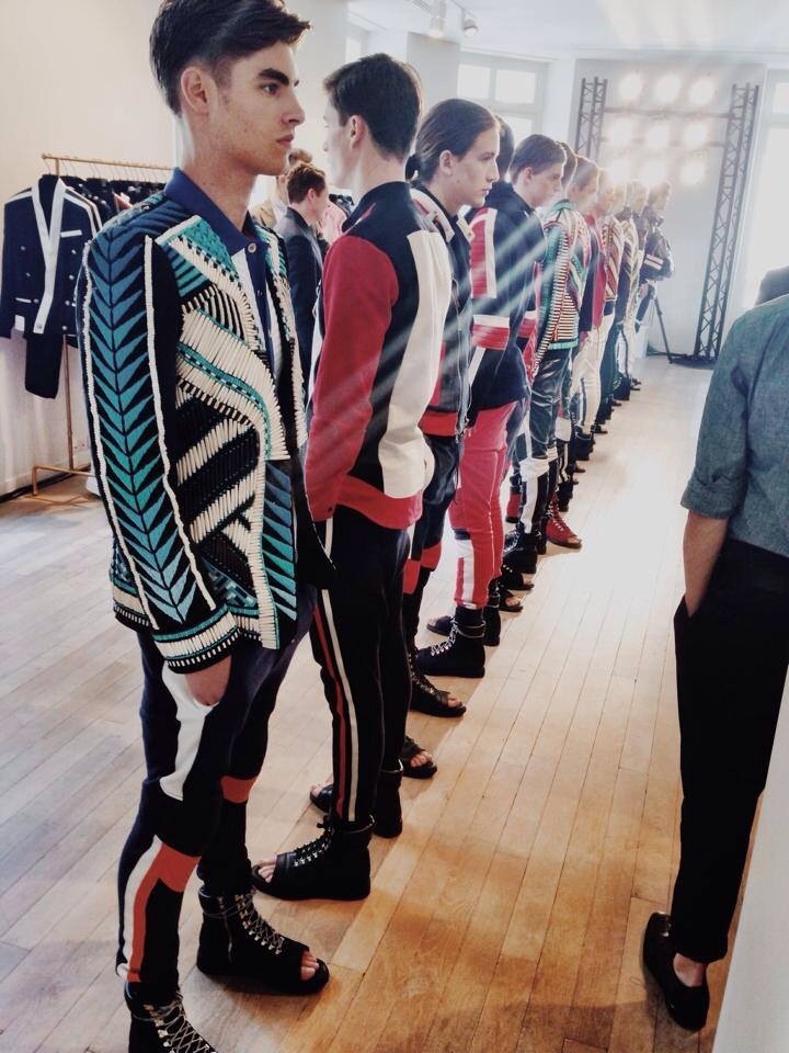 homme&ndash;models:  Balmain Paris Fashion Week Menswear S/S 2015