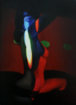 req-image:Spectral Dancer series - oil on canvas