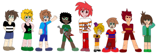 Main Cast Of Boys For My AU FNaF Series: Little Souls