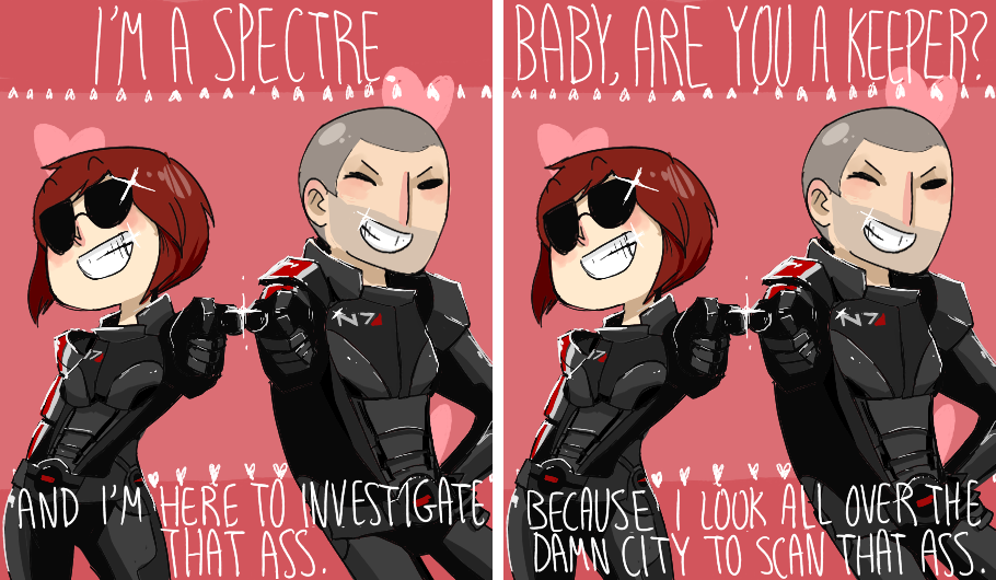 jesscookie:  mass valentines: part five it’s kinda late now, but this is the last