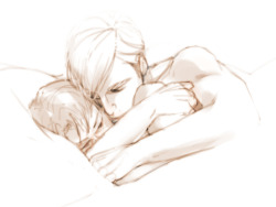 kumoli:  Eruri cuddles 