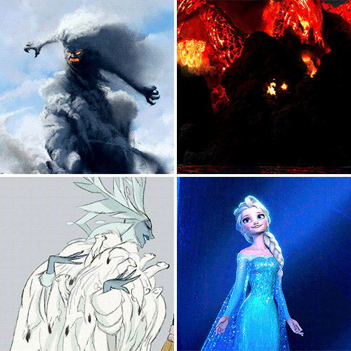 DISNEY CONCEPT ART + FINALIZED VERSION ➤ (PART 1)