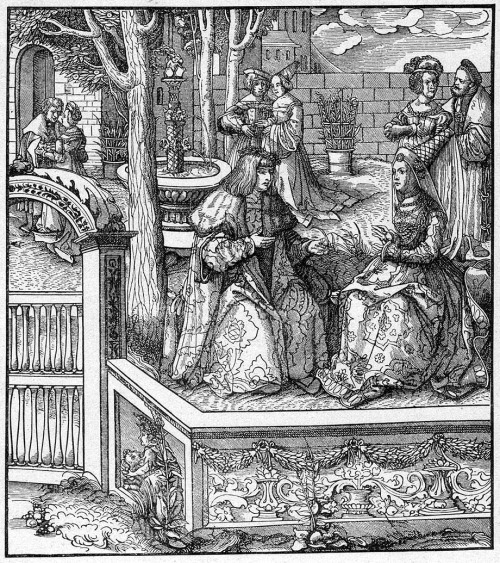Emperor Maximilian I and his wife Mary of Burgundy by Hans Burgkmair, 1514-16