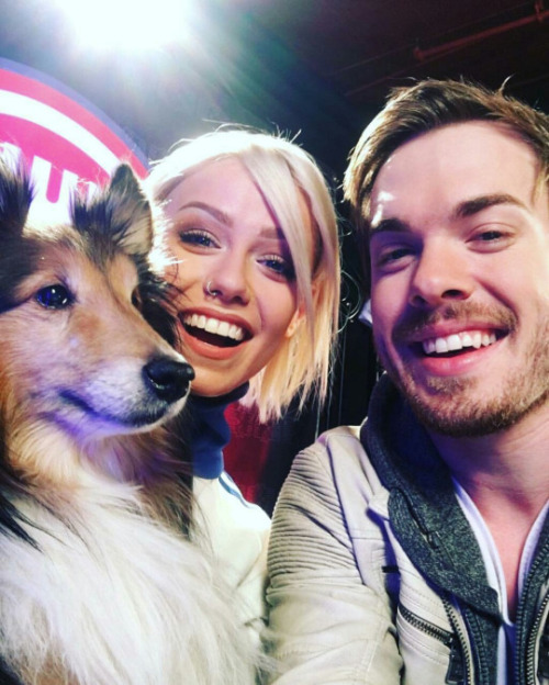 @axlgram13: Here&rsquo;s @codysio and I at the @altpress offices last week with a pup named Bowie  O