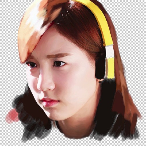 doing a @taeyeon_ss fanart&hellip; the hair part is really testing my patience right now&hellip; TT.