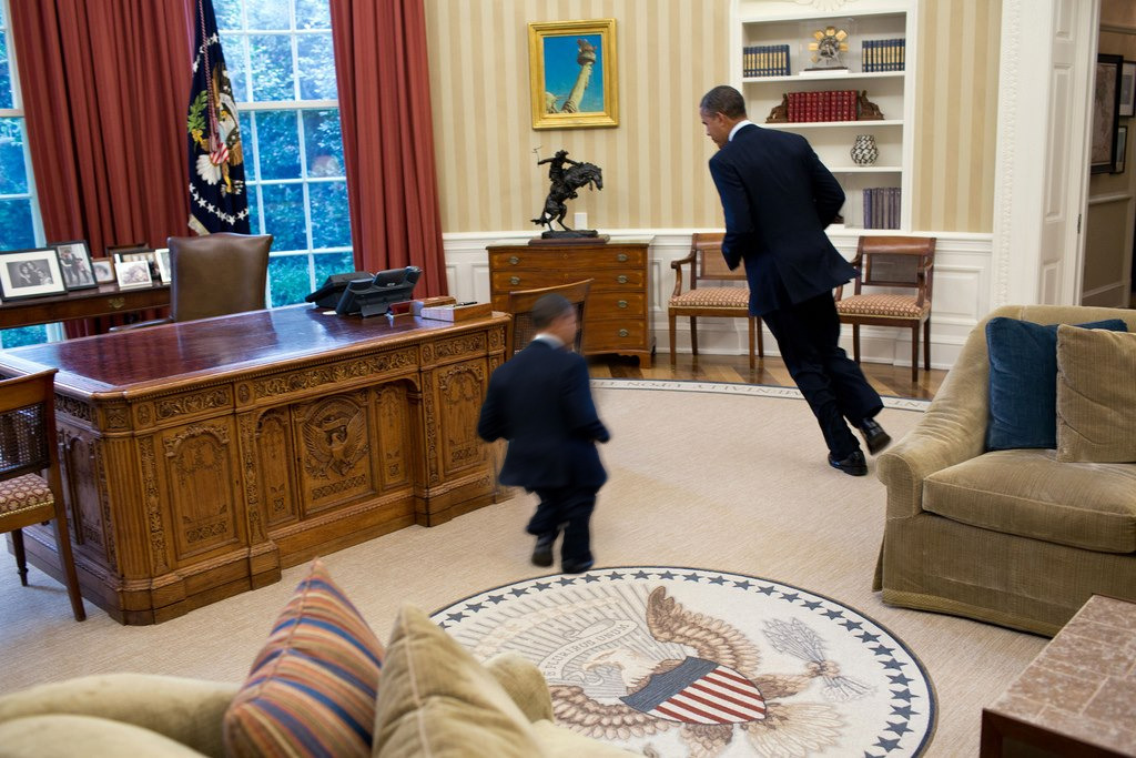 andrewbreitel:  drcerealmonster:  radock:  small obama chases a much larger version