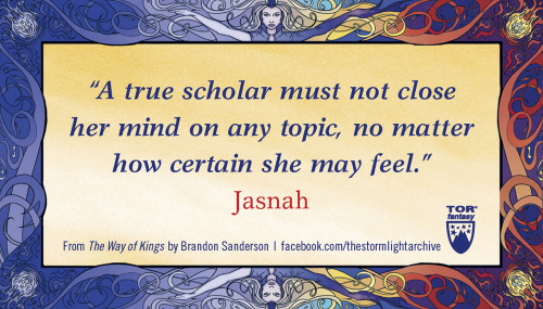 torbooks:  Check out these magnets that we made out of quotes from The Way of Kings by Brandon Sande