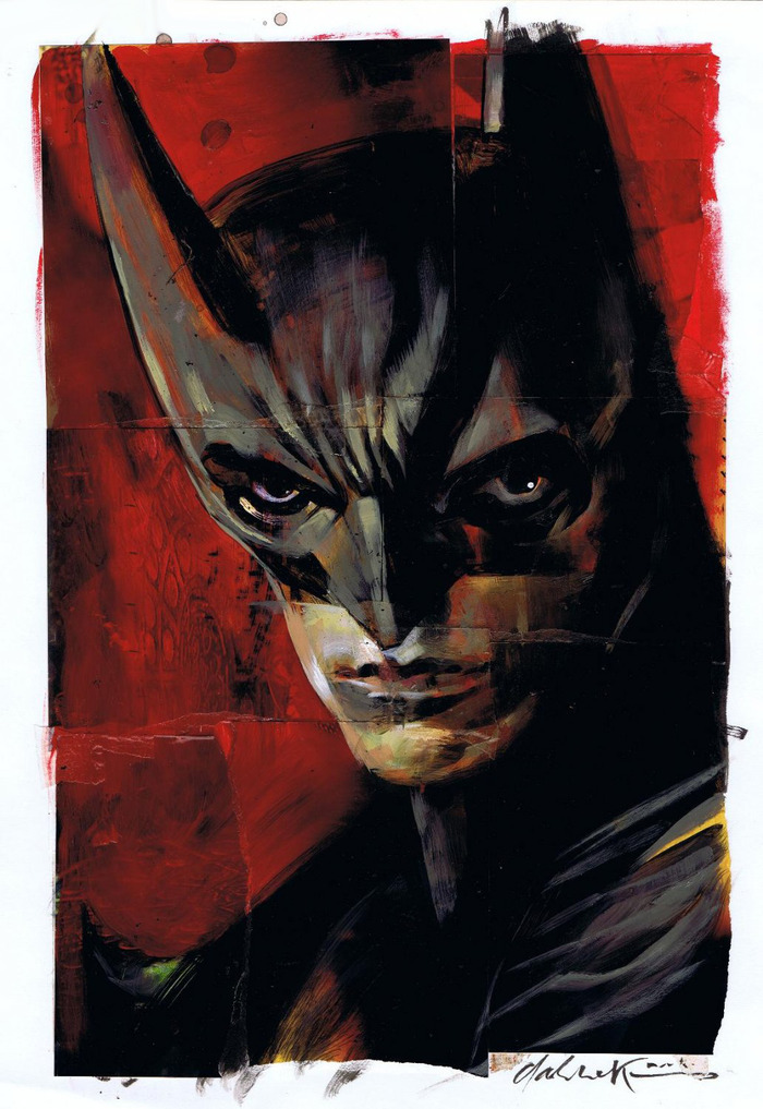 brianmichaelbendis:
“ Batman by Dave McKean
”