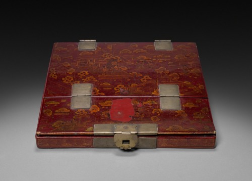 Mirror in a Lacquer Case, c 1800- 1825, Cleveland Museum of Art: Chinese ArtSize: Overall: 3.2 x 31.
