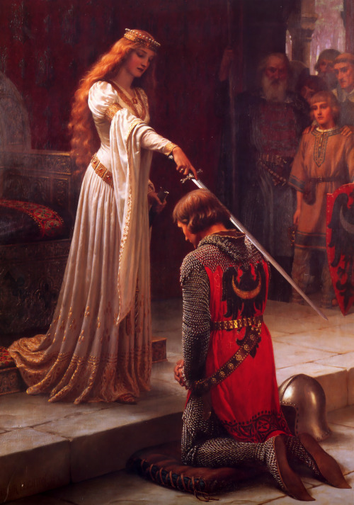 The Accolade by Edmund Leighton1901