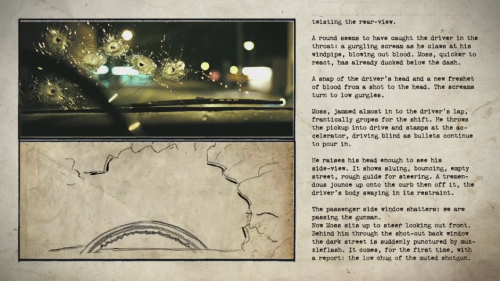 thefilmstage:A script-to-storyboard-to-film comparison for Coens’ No Country For Old Men. Watch it