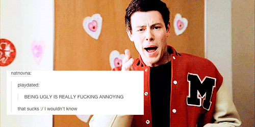 bob-morley:Finn Hudson + Text Posts