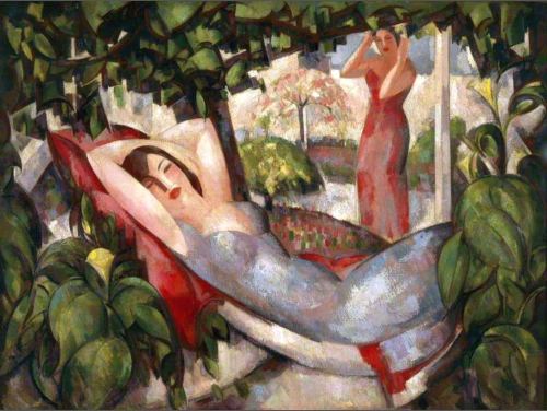 beenaround-ordinaryperson: art-centric: John Duncan Fergusson - Summer 1934; oil on canvas,  88