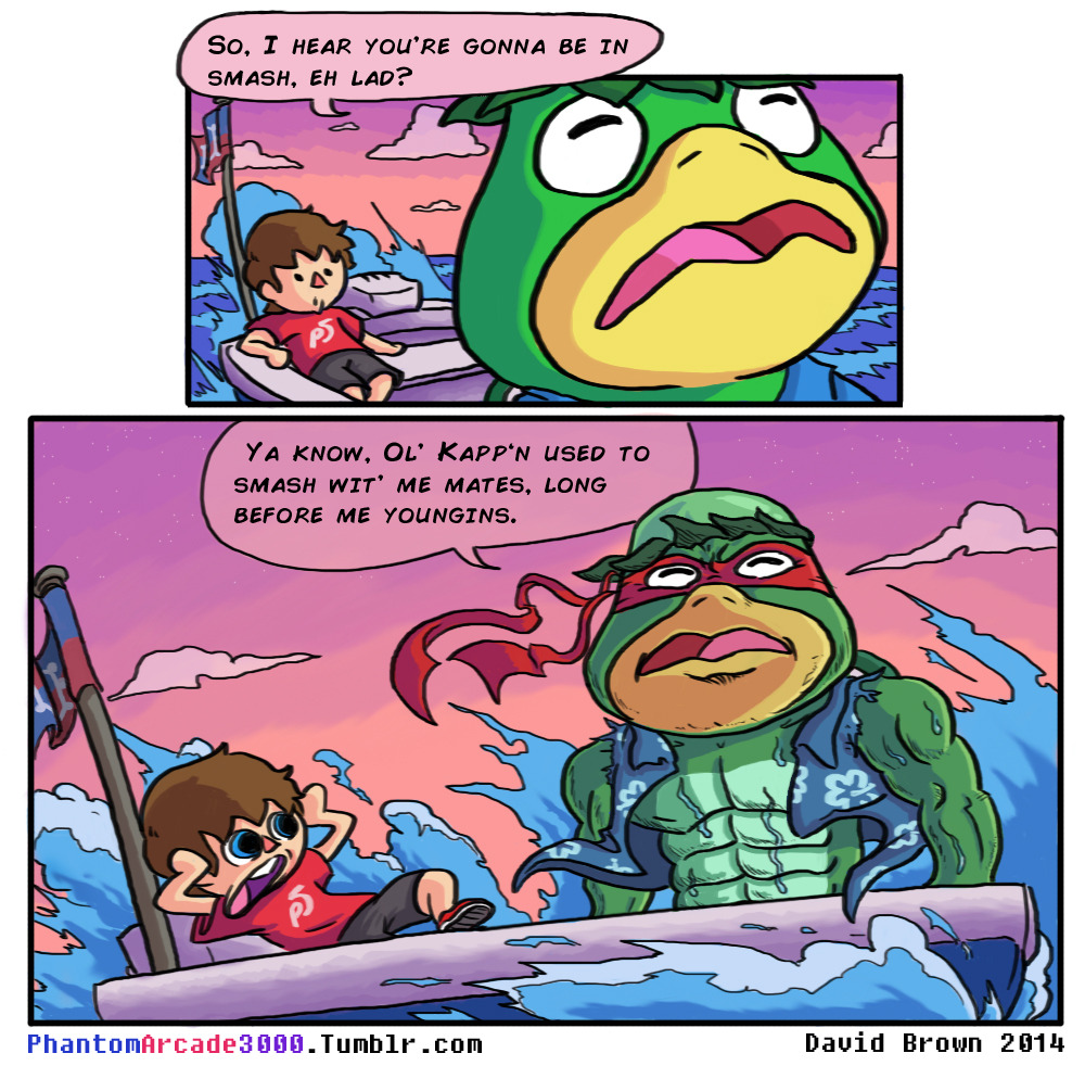 phantomarcade3000:  After hearing Smash 4’s Kapp’n song remix about 20 times