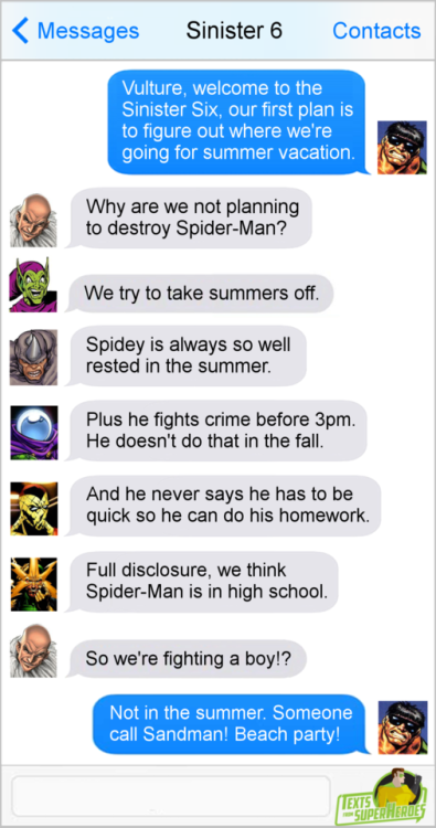 kelincihutan: fromsuperheroes: Texts From Superheroes: The Best of Spider-Man Oh, man, Spidey v Puni