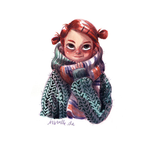 cozy knitted sweater Girls &lt;3you can also watch me painting the first one on my YouTube 