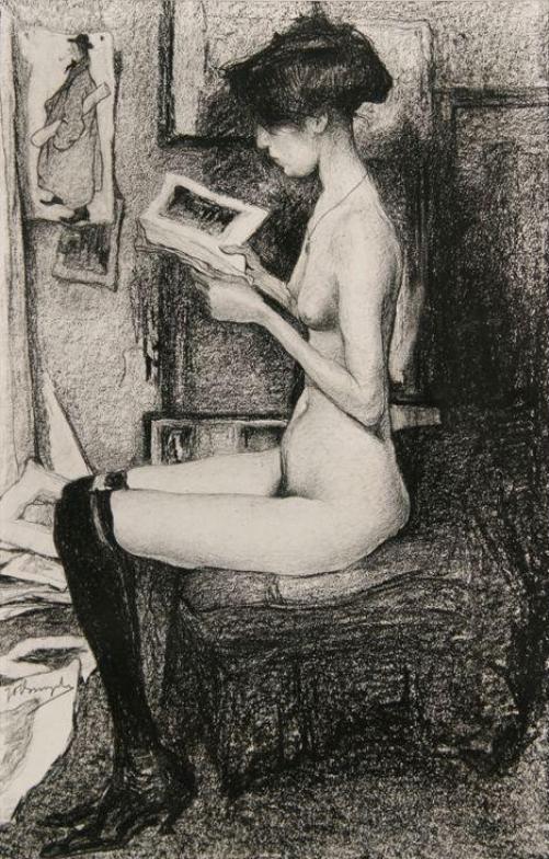 belgianpaintings:  Jules Debruycker (1870-1945) - Eva 