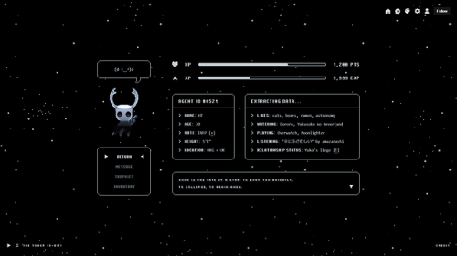 glenthemes: About Page [12]: Stargazer by glenthemes An about page inspired by pixel game graphics a