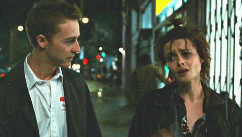 cndrhlla:Helena Bonham Carter & Edward Norton - Fight Club (1999)