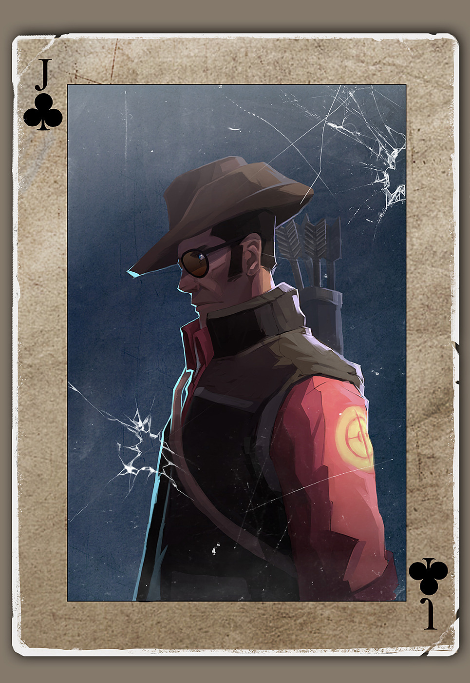 biggreenpepper:  TF2 Poker sniper TF2 Poker Engineer http://biggreenpepper.deviantart.com/