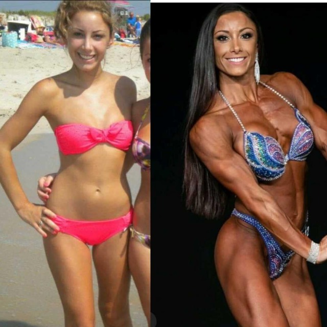 #muscle#fitness#fbb#bikini#beaforeandafter #before and after #ripped#femalemuscle#girlswithmuscle#girlswholift