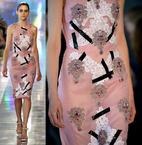  Love this dress from Christopher Kane S/S 2013? Well check out this DIY  from I Spy Diy showing you