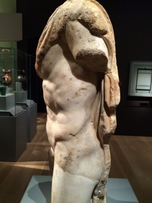 hismarmorealcalm:Torso of a Man  Roman  1st -  2nd century A.D.  Art Institute o